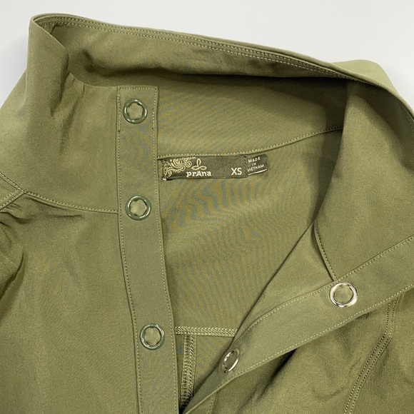 Prana Shadyn Cargo Green Utility Dress With Pockets Size XS - Picture 6 of 9